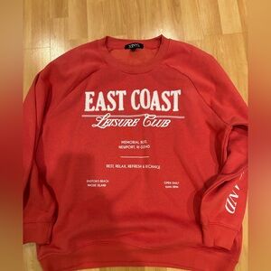 Vinyl Icons Coral/Salmon Pink color‎ sweatshirt